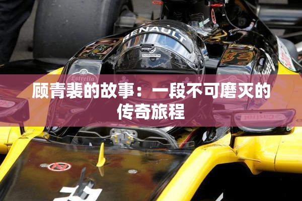 顾青裴的故事：一段不可磨灭的传奇旅程