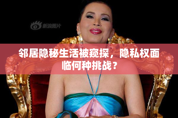邻居隐秘生活被窥探，隐私权面临何种挑战？
