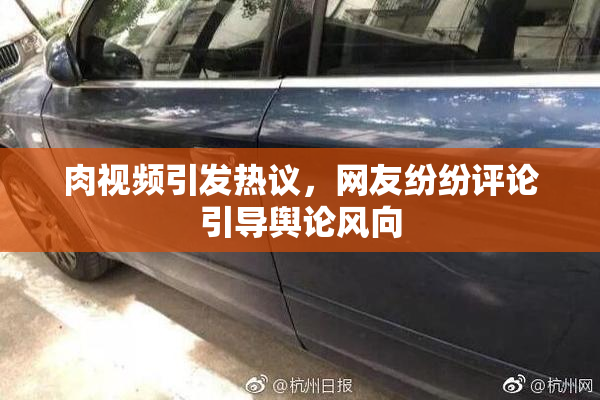 肉视频引发热议，网友纷纷评论引导舆论风向