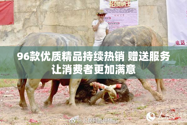 96款优质精品持续热销 赠送服务让消费者更加满意
