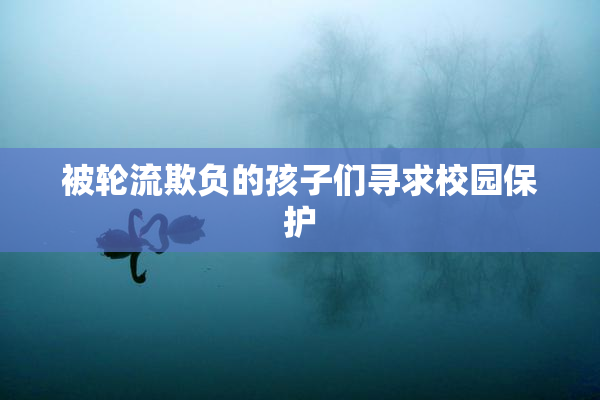 被轮流欺负的孩子们寻求校园保护