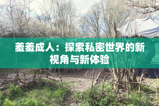 羞羞成人：探索私密世界的新视角与新体验