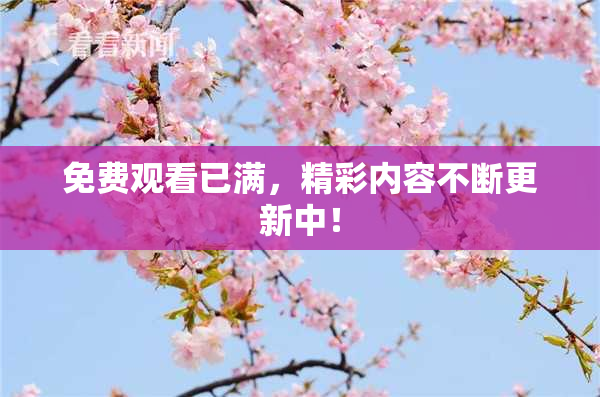 免费观看已满，精彩内容不断更新中！
