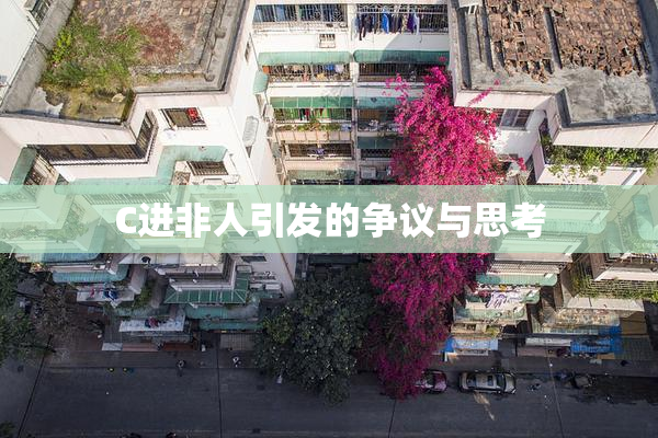 C进非人引发的争议与思考
