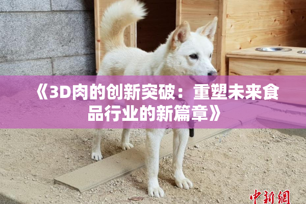 《3D肉的创新突破：重塑未来食品行业的新篇章》