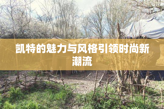 凯特的魅力与风格引领时尚新潮流