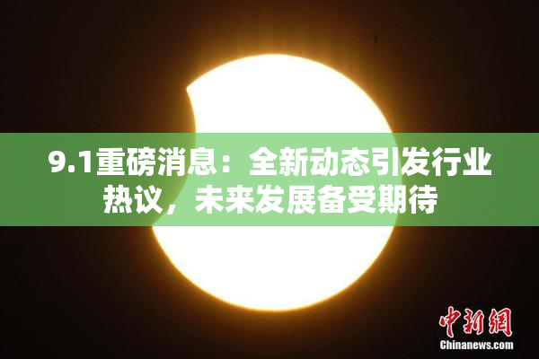 9.1重磅消息：全新动态引发行业热议，未来发展备受期待