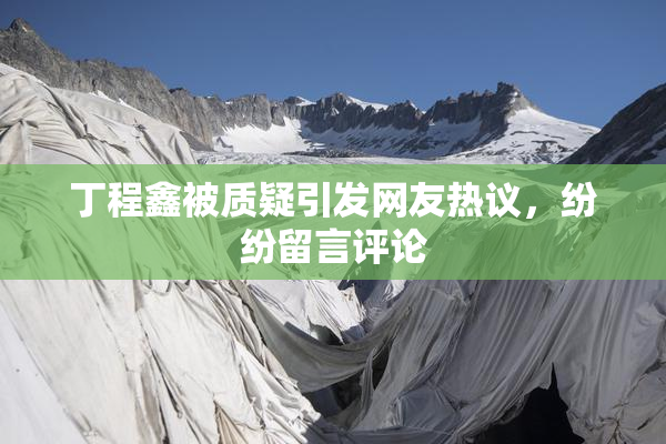 丁程鑫被质疑引发网友热议，纷纷留言评论