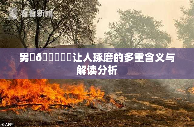 男‌🍌❌‌让人琢磨的多重含义与解读分析