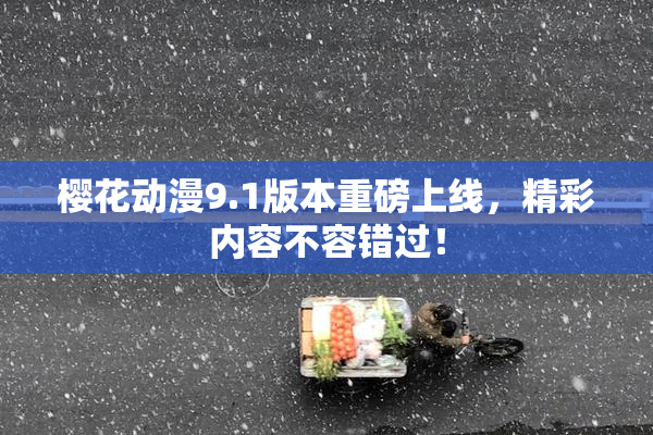 樱花动漫9.1版本重磅上线，精彩内容不容错过！