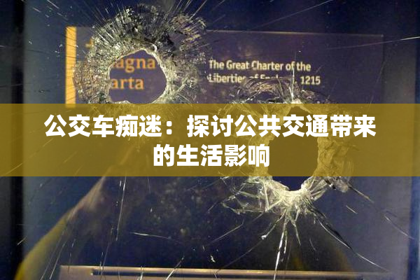 公交车痴迷：探讨公共交通带来的生活影响