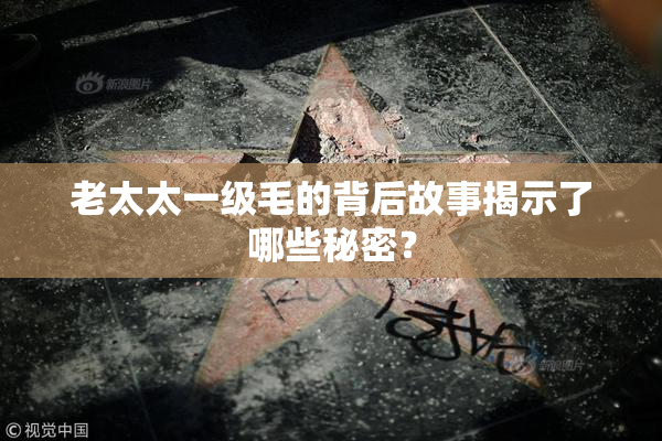 老太太一级毛的背后故事揭示了哪些秘密？