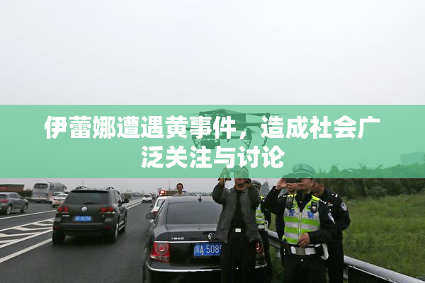 伊蕾娜遭遇黄事件，造成社会广泛关注与讨论