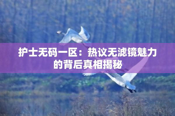 护士无码一区：热议无滤镜魅力的背后真相揭秘
