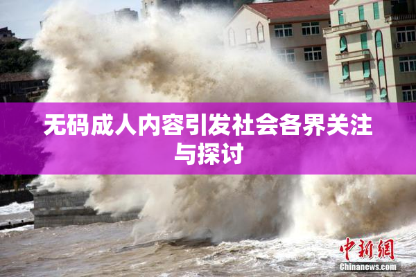 无码成人内容引发社会各界关注与探讨