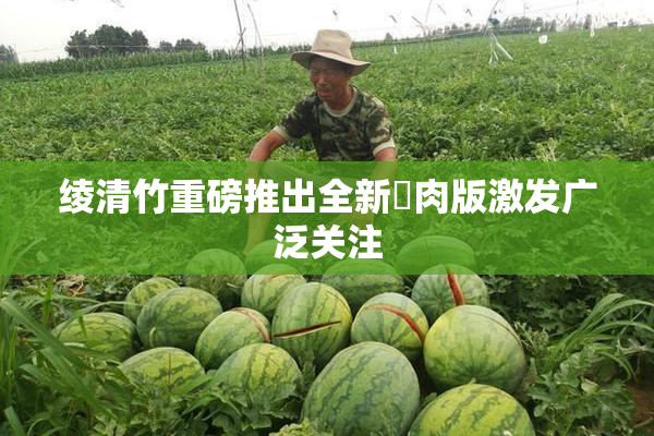 绫清竹重磅推出全新婬肉版激发广泛关注