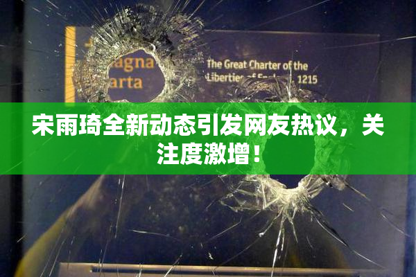 宋雨琦全新动态引发网友热议，关注度激增！