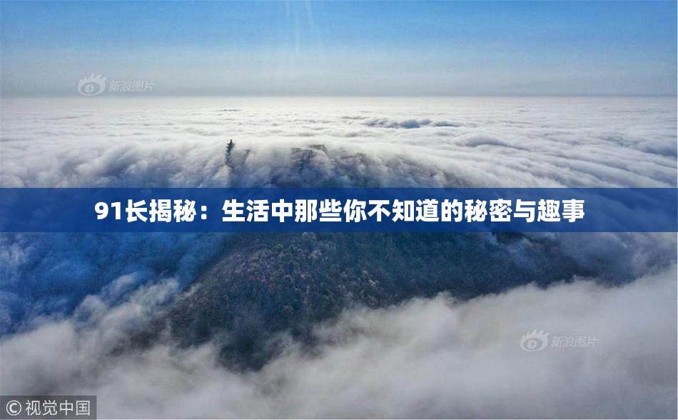 91长揭秘：生活中那些你不知道的秘密与趣事