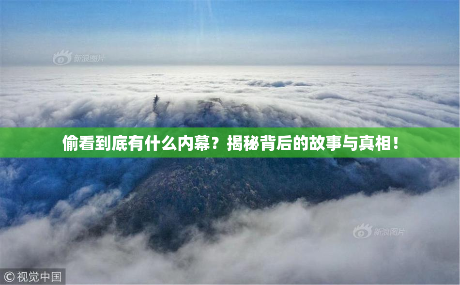 偷看到底有什么内幕？揭秘背后的故事与真相！
