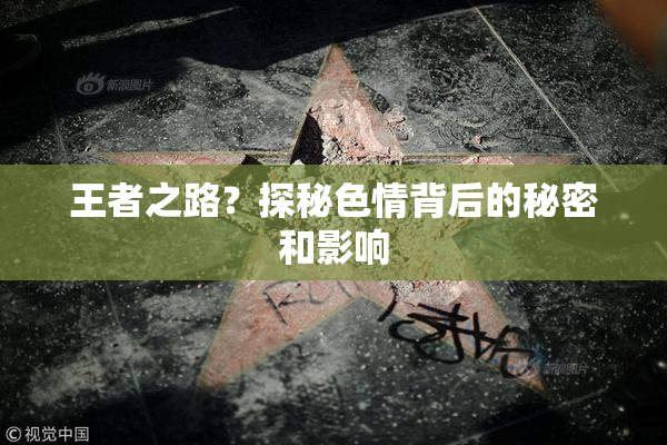 王者之路？探秘色情背后的秘密和影响