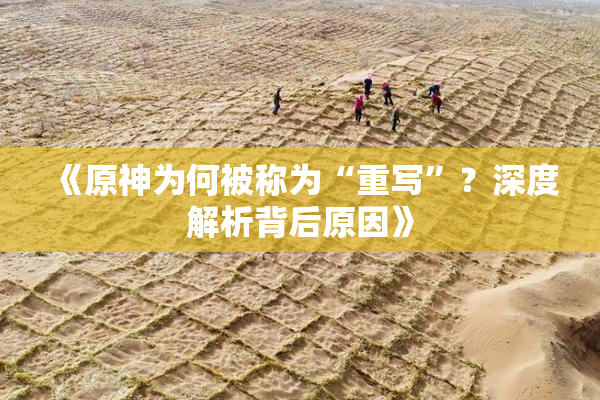 《原神为何被称为“重写”？深度解析背后原因》