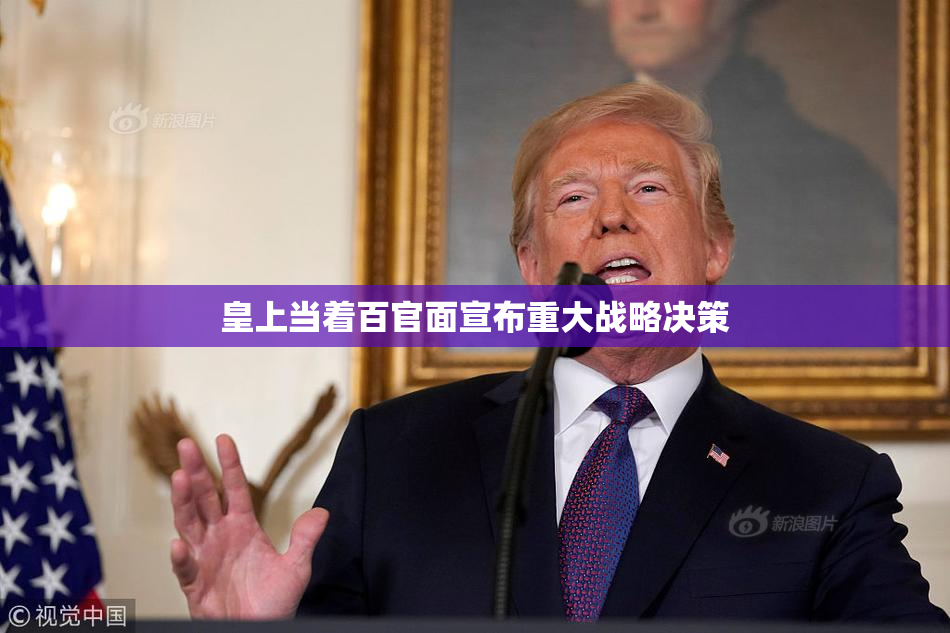 皇上当着百官面宣布重大战略决策