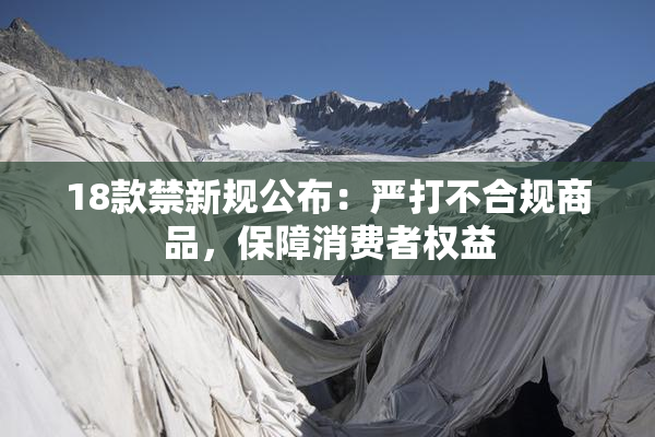 18款禁新规公布：严打不合规商品，保障消费者权益