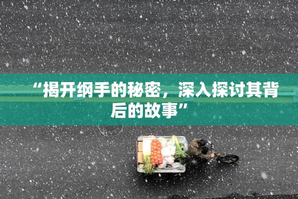 “揭开纲手的秘密，深入探讨其背后的故事”