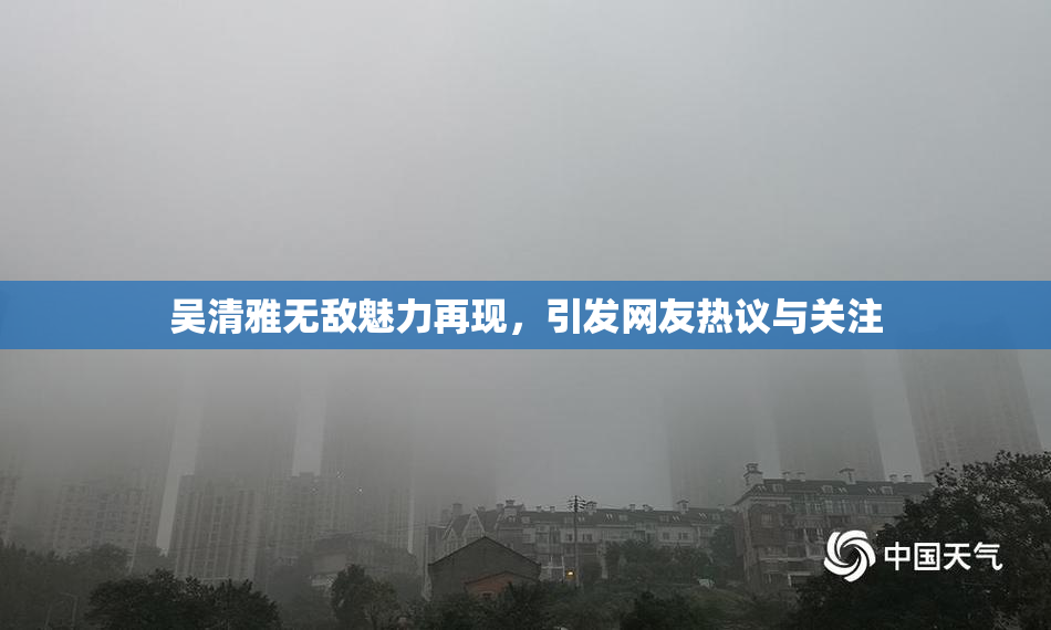 吴清雅无敌魅力再现，引发网友热议与关注