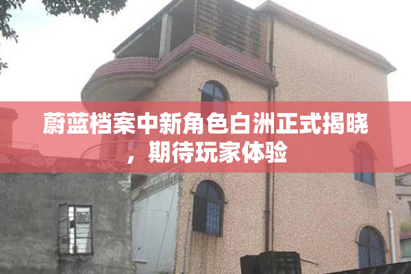 蔚蓝档案中新角色白洲正式揭晓，期待玩家体验