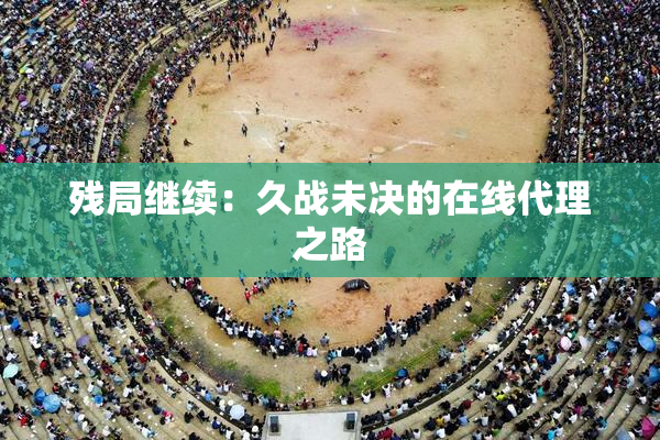 残局继续：久战未决的在线代理之路