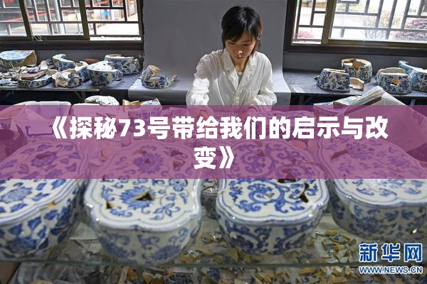 《探秘73号带给我们的启示与改变》