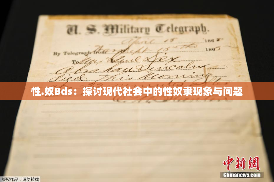 性.奴Bds：探讨现代社会中的性奴隶现象与问题