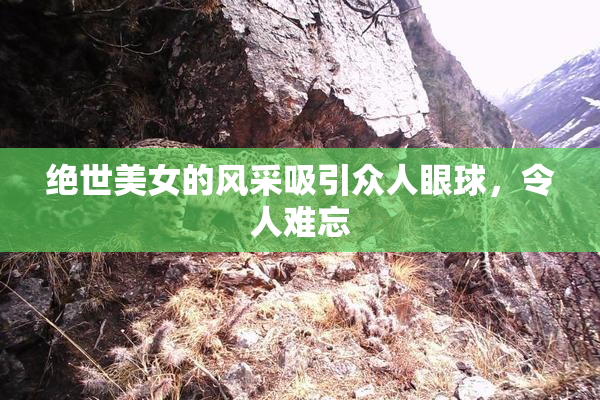 绝世美女的风采吸引众人眼球，令人难忘