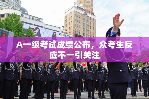 A一级考试成绩公布，众考生反应不一引关注