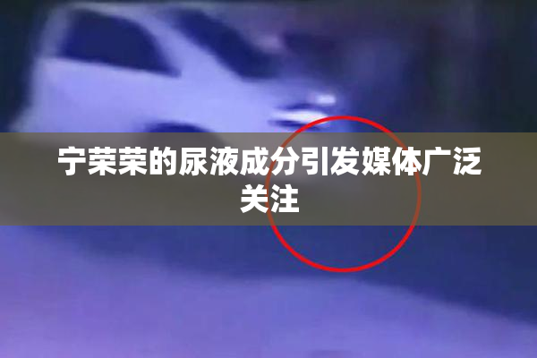 宁荣荣的尿液成分引发媒体广泛关注