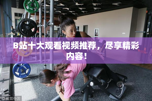 B站十大观看视频推荐，尽享精彩内容！