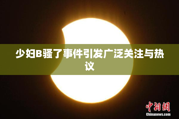 少妇B骚了事件引发广泛关注与热议