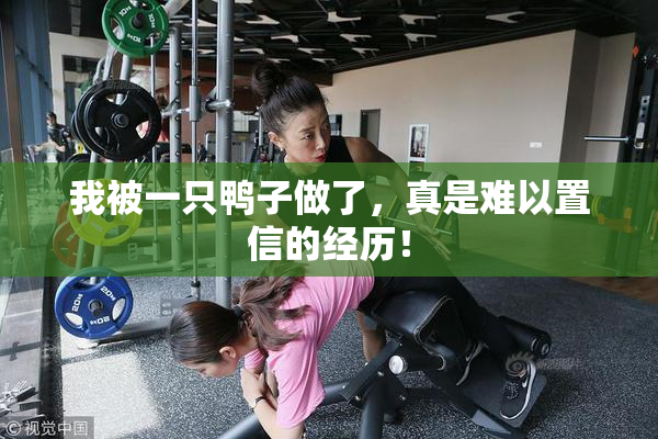 我被一只鸭子做了，真是难以置信的经历！