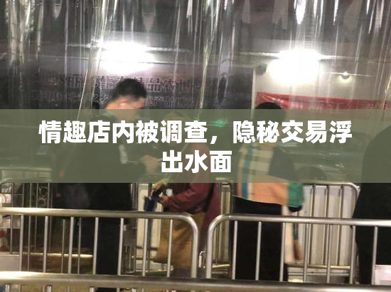 情趣店内被调查，隐秘交易浮出水面