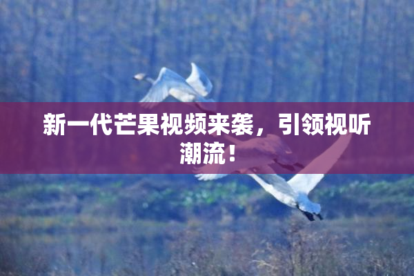 新一代芒果视频来袭，引领视听潮流！