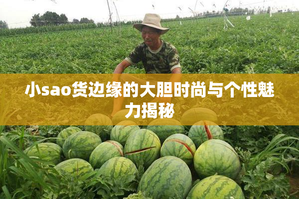 小sao货边缘的大胆时尚与个性魅力揭秘
