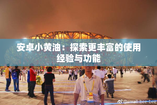 安卓小黄油：探索更丰富的使用经验与功能