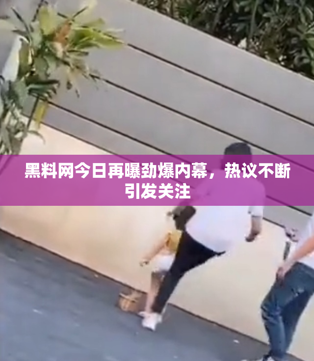 黑料网今日再曝劲爆内幕，热议不断引发关注