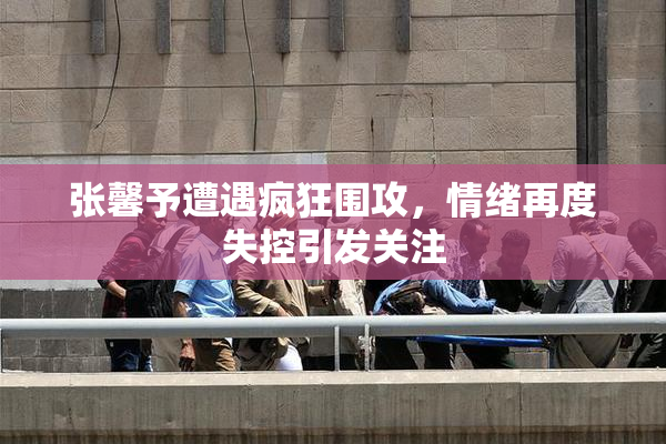 张馨予遭遇疯狂围攻，情绪再度失控引发关注