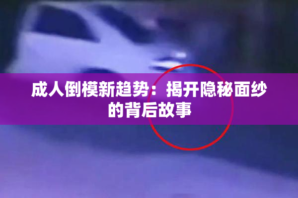 成人倒模新趋势：揭开隐秘面纱的背后故事