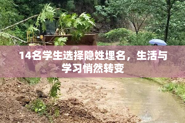 14名学生选择隐姓埋名，生活与学习悄然转变