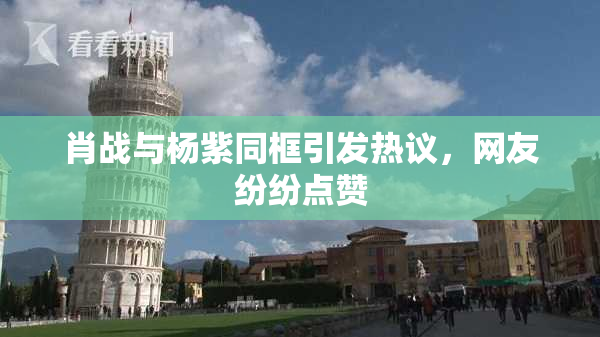 肖战与杨紫同框引发热议，网友纷纷点赞