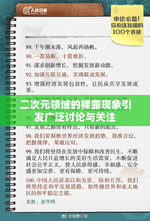 二次元领域的裸露现象引发广泛讨论与关注
