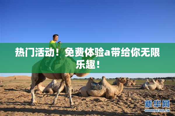 热门活动！免费体验a带给你无限乐趣！